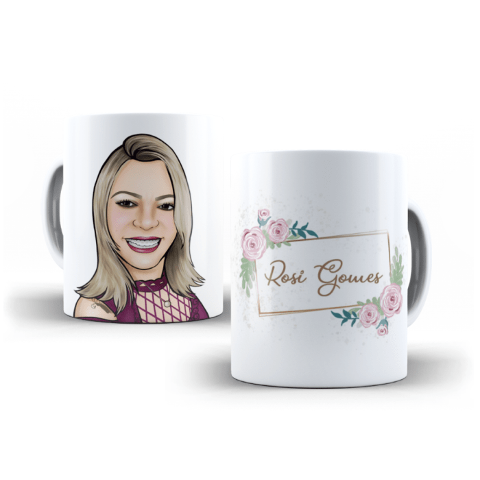 Caneca com caricatura 01